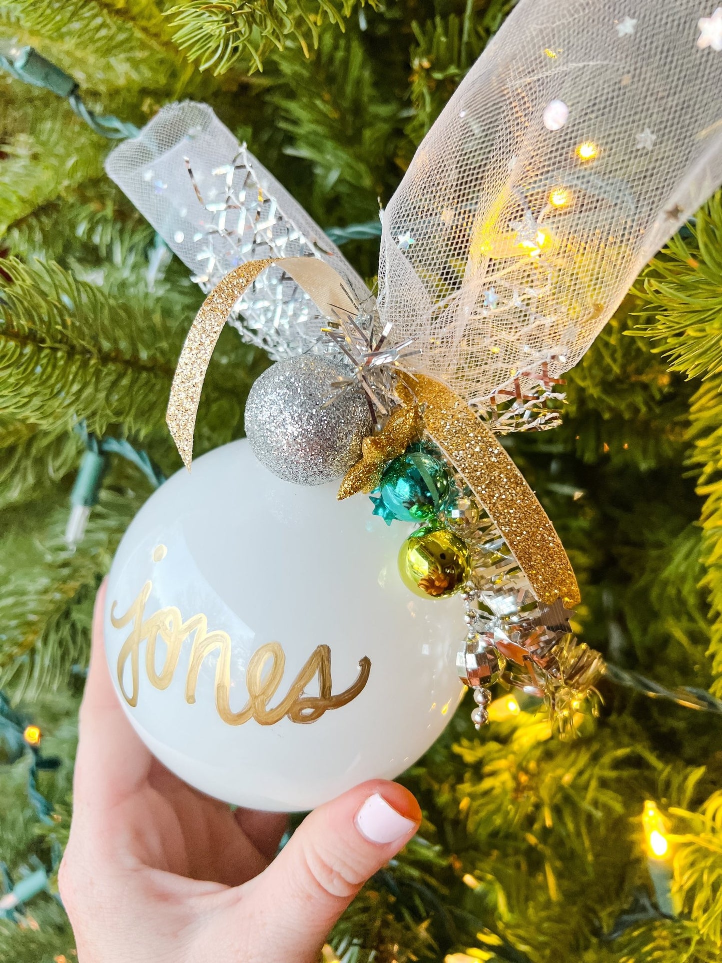 Hand-Lettered Name Ornament - Miss Molly Designs, LLC