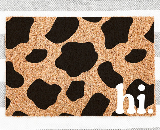 Hi Cow Print - Miss Molly Designs, LLC