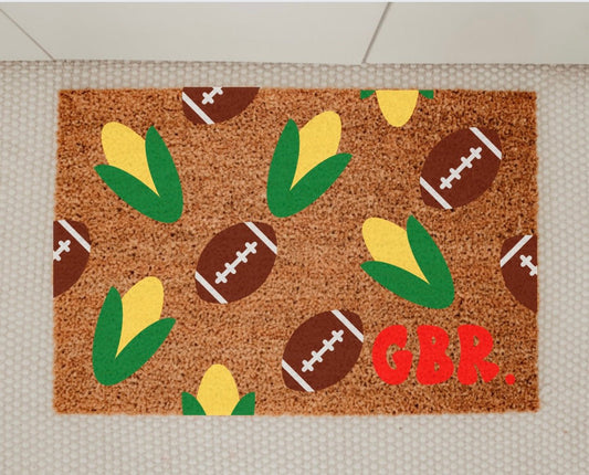 Husker GBR Corn and Football - Miss Molly Designs, LLC