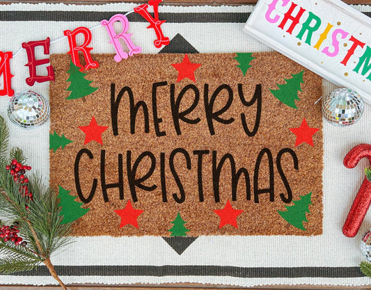 Merry Christmas Trees and Stars - Miss Molly Designs, LLC