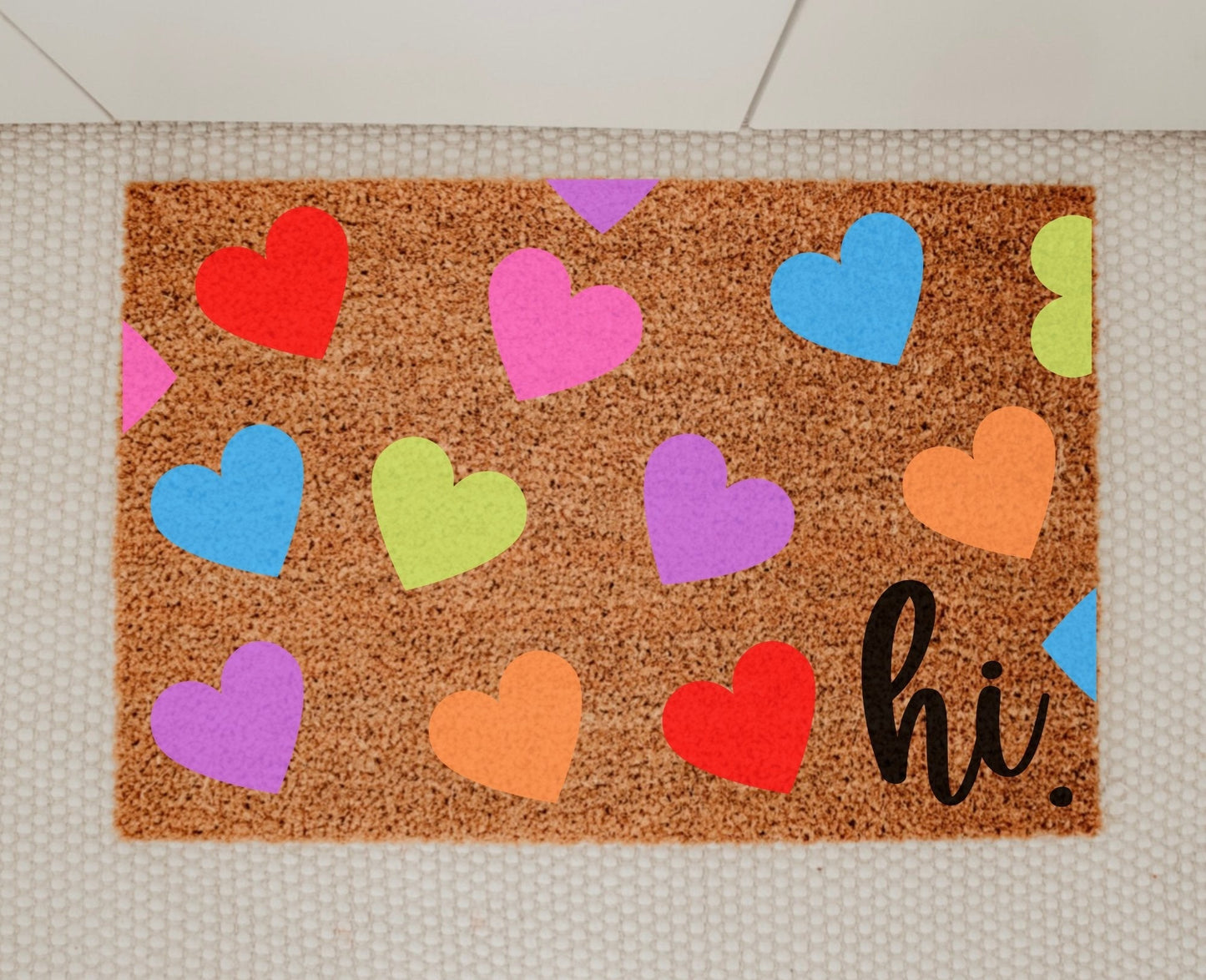 Multi Color Hearts Hi - Self Checkout at Creative Collab Collection - Miss Molly Designs, LLC