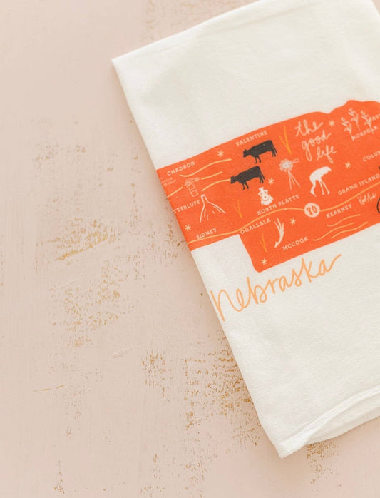 Nebraska Towel - Miss Molly Designs, LLC