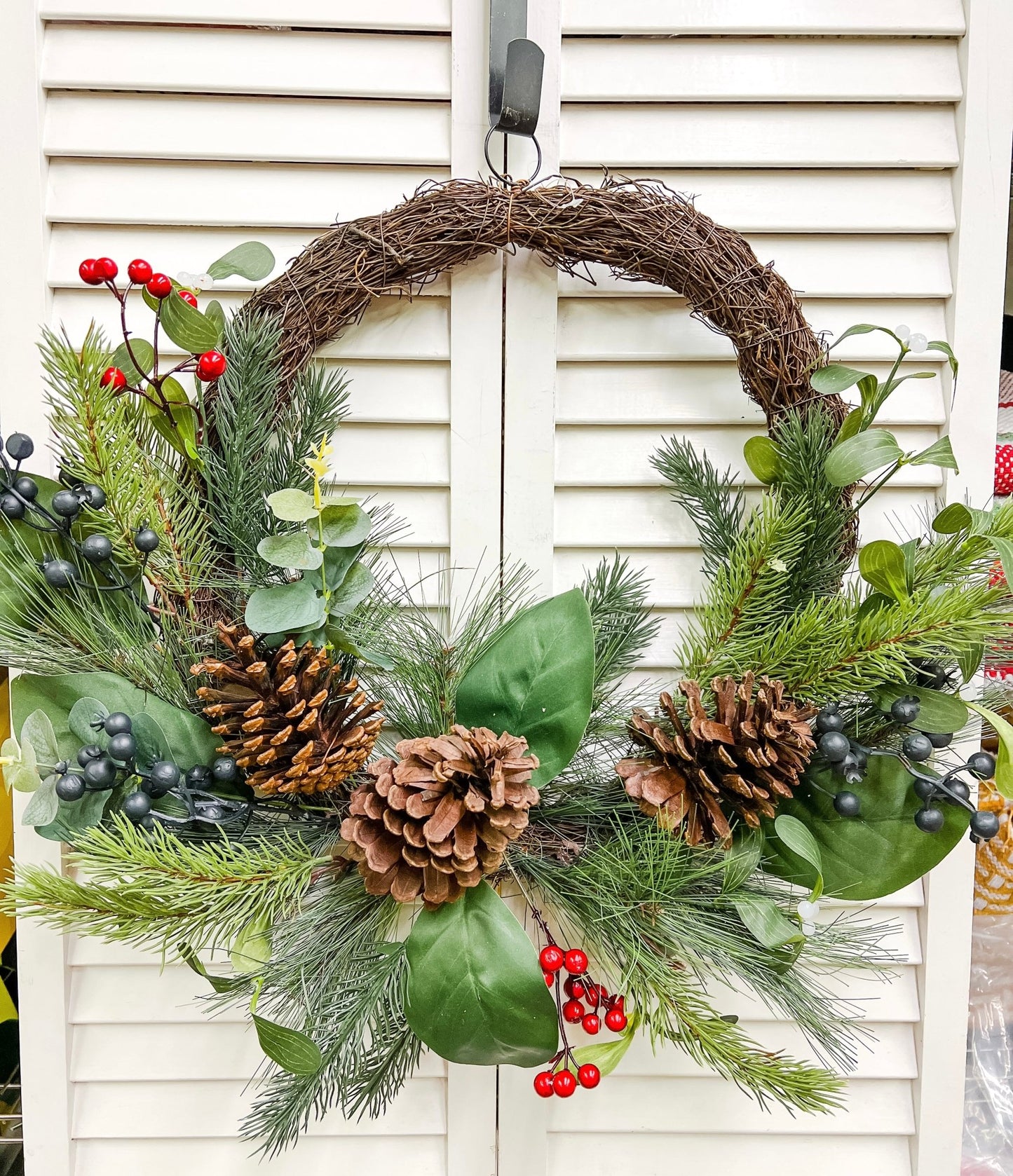 Pine Cone Wreath - Miss Molly Designs, LLC