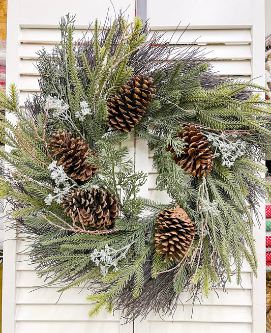 Pine Wreath - Miss Molly Designs, LLC