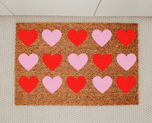 Red Light Pink Hearts - Miss Molly Designs, LLC