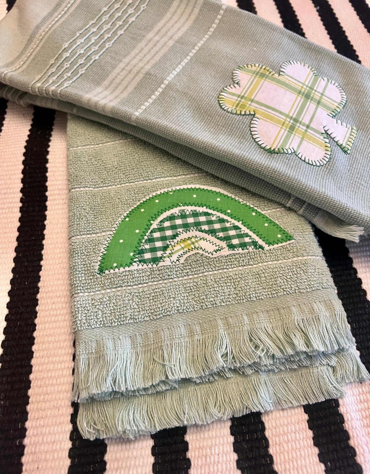 Saint Patrick's Clover Towel - Self Checkout at Creative Collab Collection - Miss Molly Designs, LLC