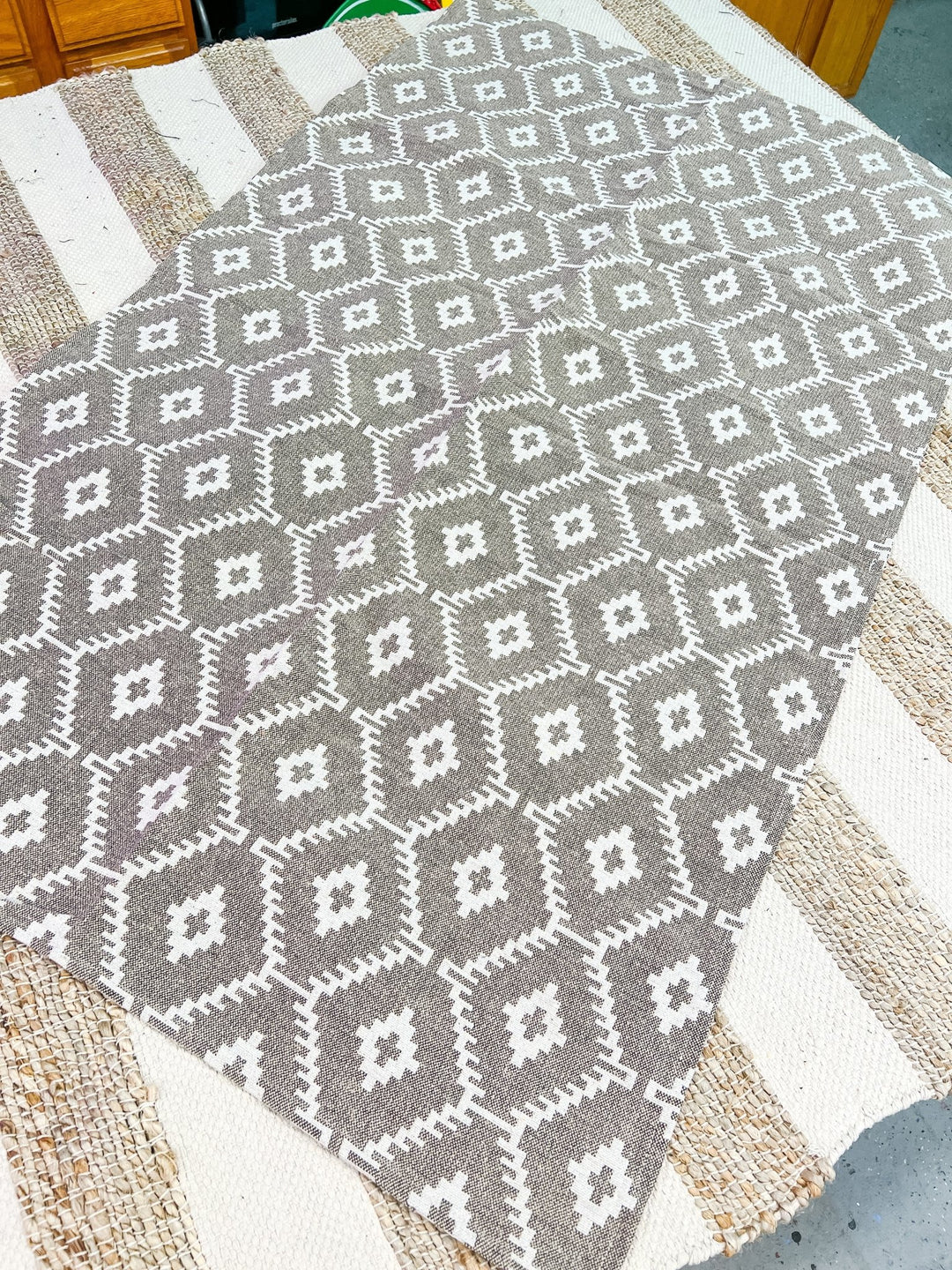 Tan Aztec Double Door Layering Rug – Miss Molly Designs, LLC