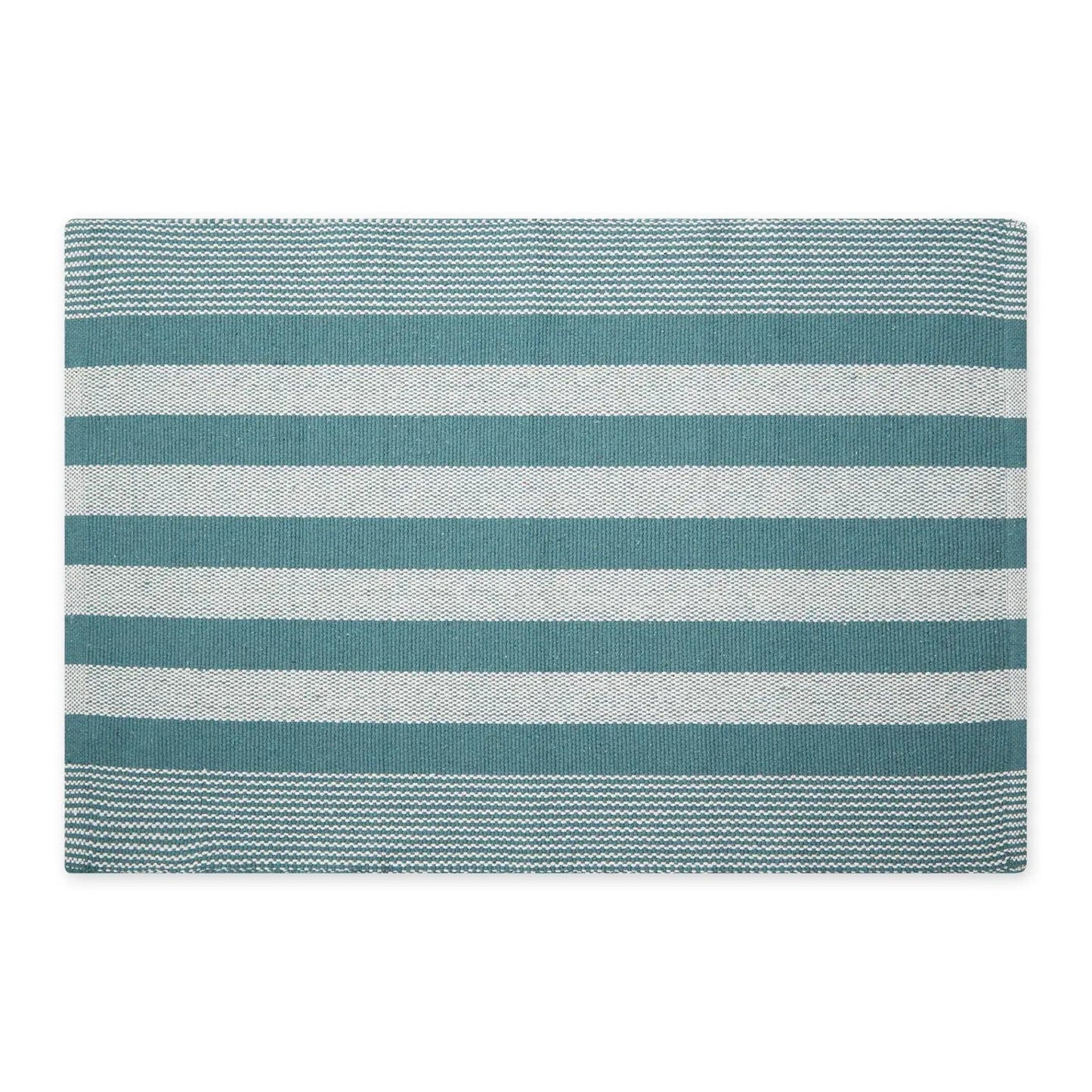 Teal Blue Cabana Stripe - Miss Molly Designs, LLC