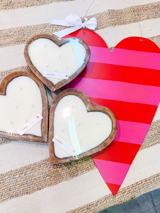 Tropical Volcano Heart Dough Bowl - Miss Molly Designs, LLC