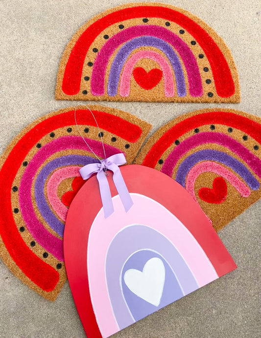 Valentine Rainbow - Miss Molly Designs, LLC