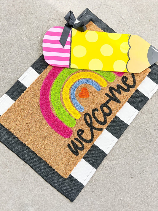 Welcome Bright Rainbow - Self Checkout at Creative Collab Collection - Miss Molly Designs, LLC
