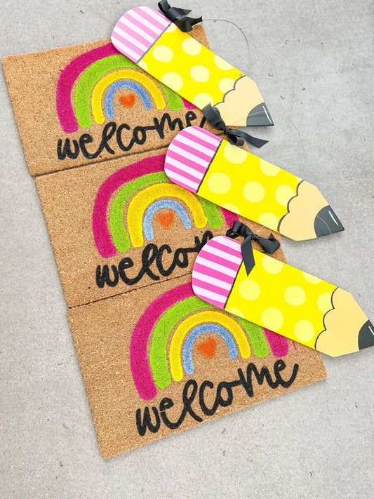 Welcome Bright Rainbow - Self Checkout at Creative Collab Collection - Miss Molly Designs, LLC