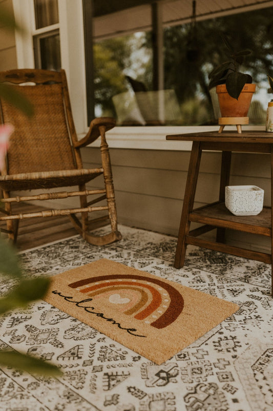 Welcome Neutral Rainbow - Miss Molly Designs, LLC
