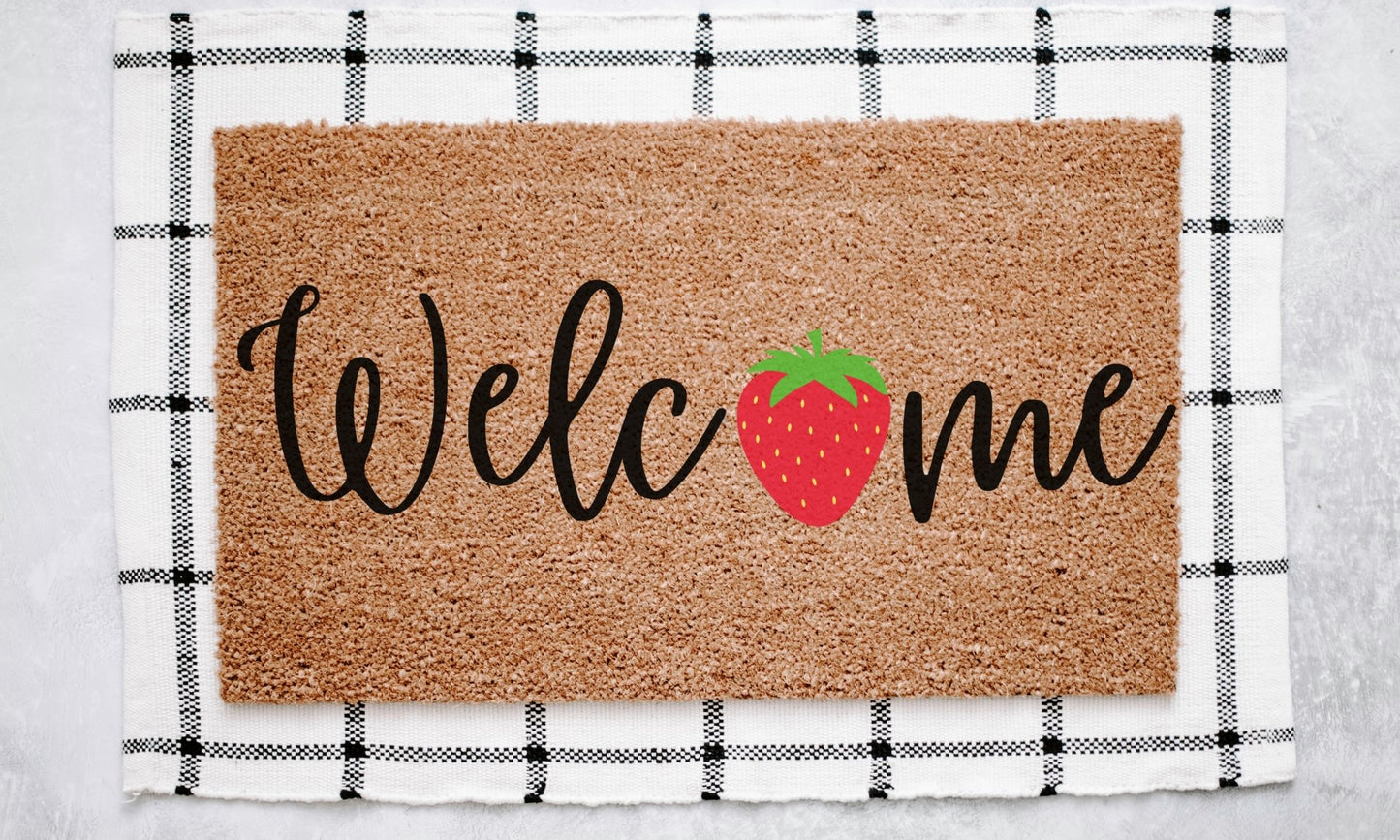 Welcome Strawberry - Miss Molly Designs, LLC