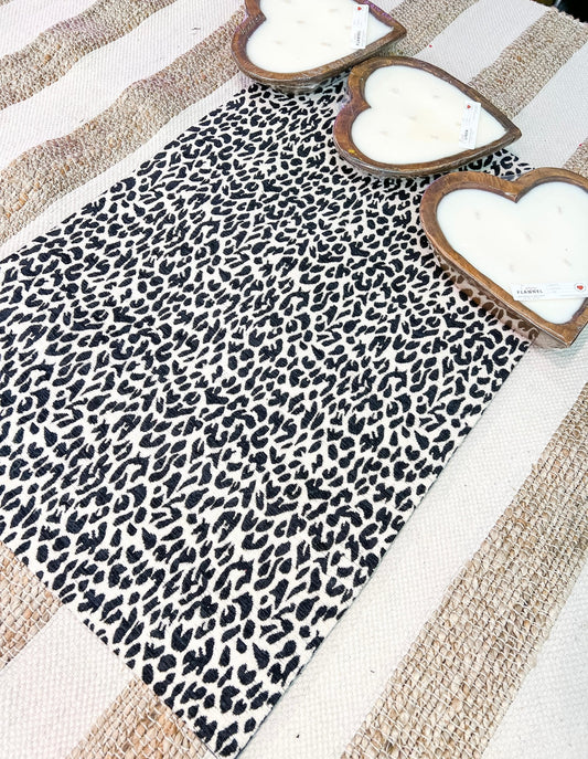 White/Grey Leopard - Miss Molly Designs, LLC